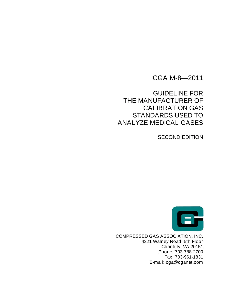 CGA M-8 CGA M-8 pdf