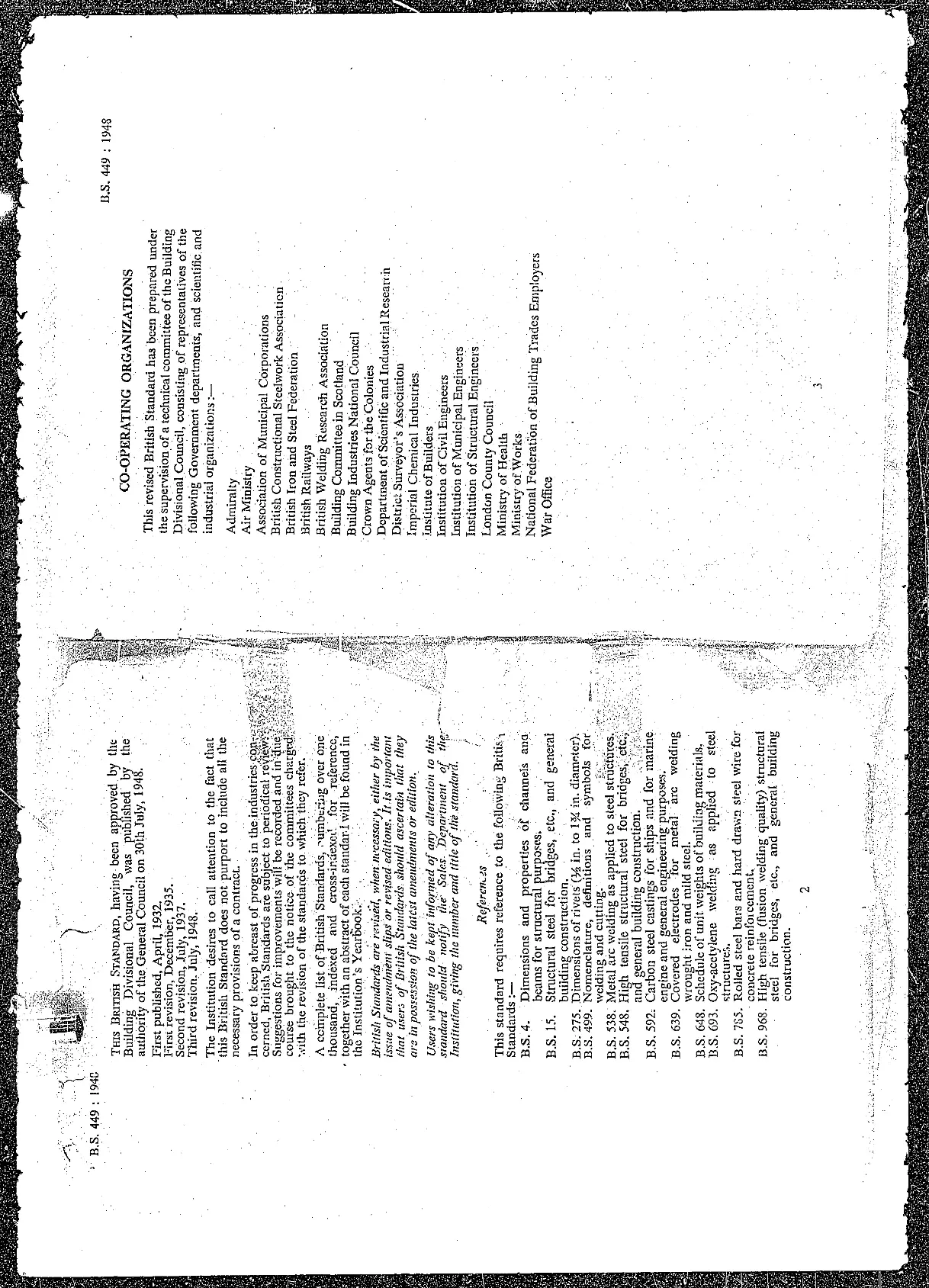 BS 449:1948 BS 449:1948 pdf
