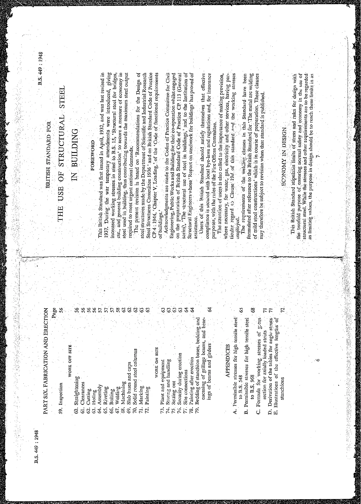 BS 449:1948 BS 449:1948 pdf