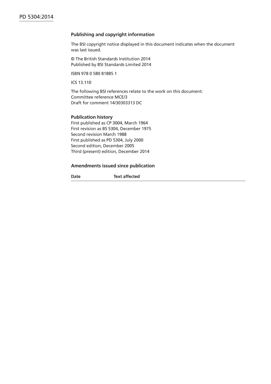 BS PD 5304:2014 BS PD 5304:2014 pdf
