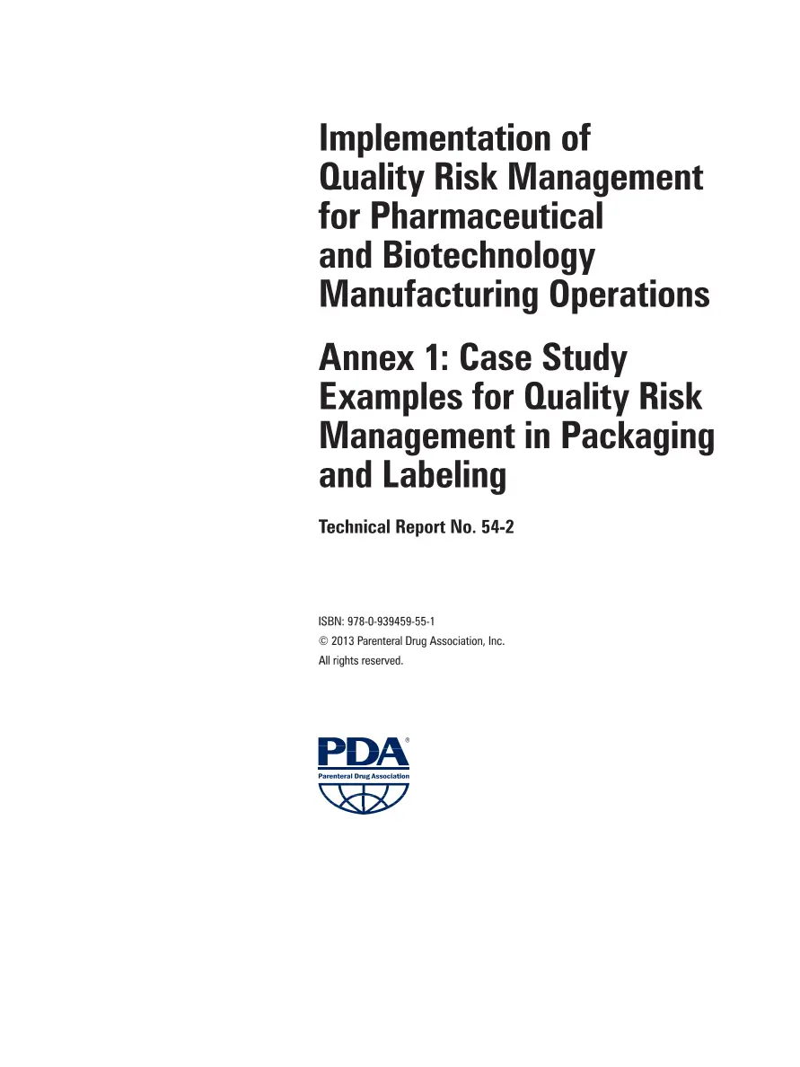PDA TR 54-2 PDA TR 54-2 pdf