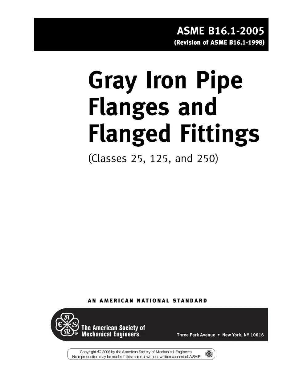 ASME B16.1-2005 ASME B16.1-2005 pdf