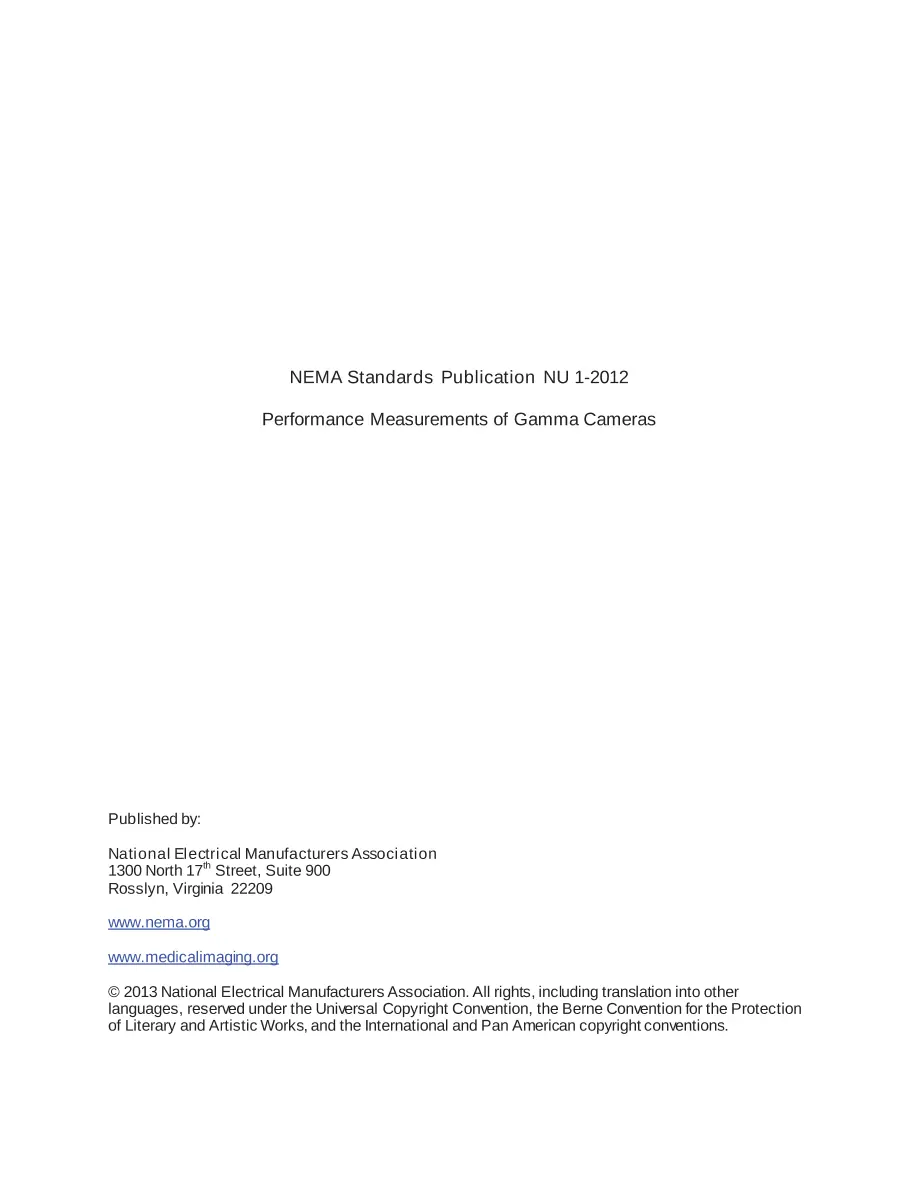 NEMA NU 1-2012 NEMA NU 1-2012 pdf