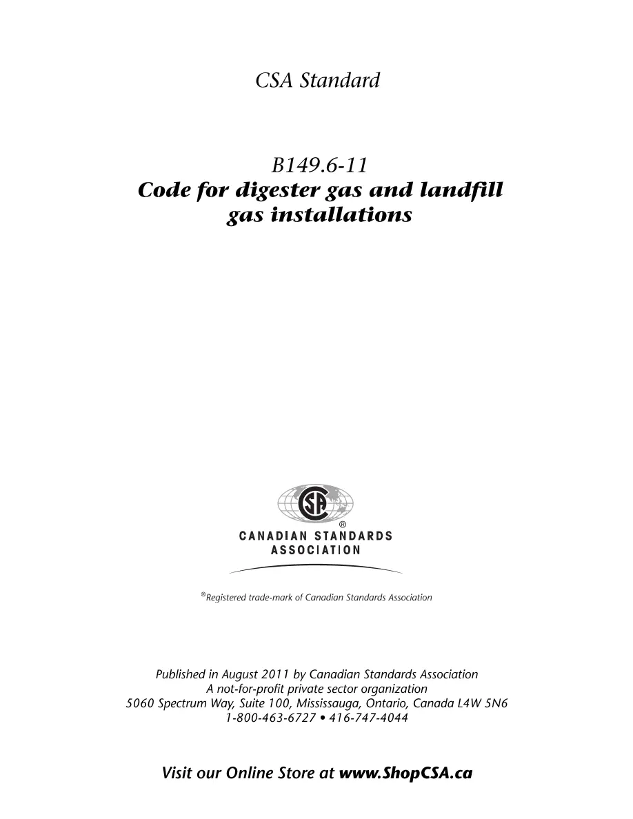 CSA B149.6-11 CSA B149.6-11 pdf