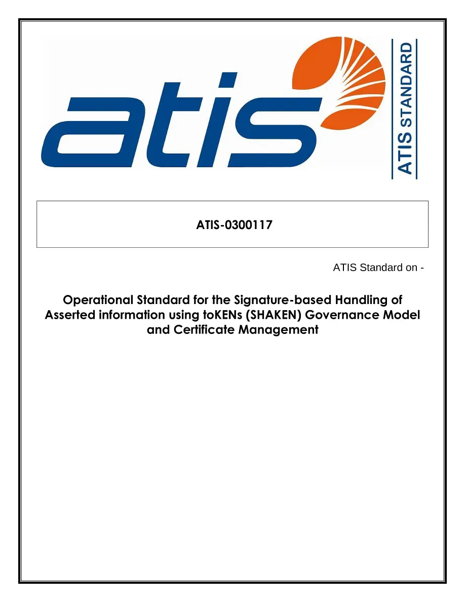 ATIS 0300117(2019-10) ATIS 0300117(2019-10) pdf