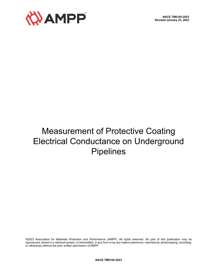 NACE TM0102-2023 NACE TM0102-2023 pdf