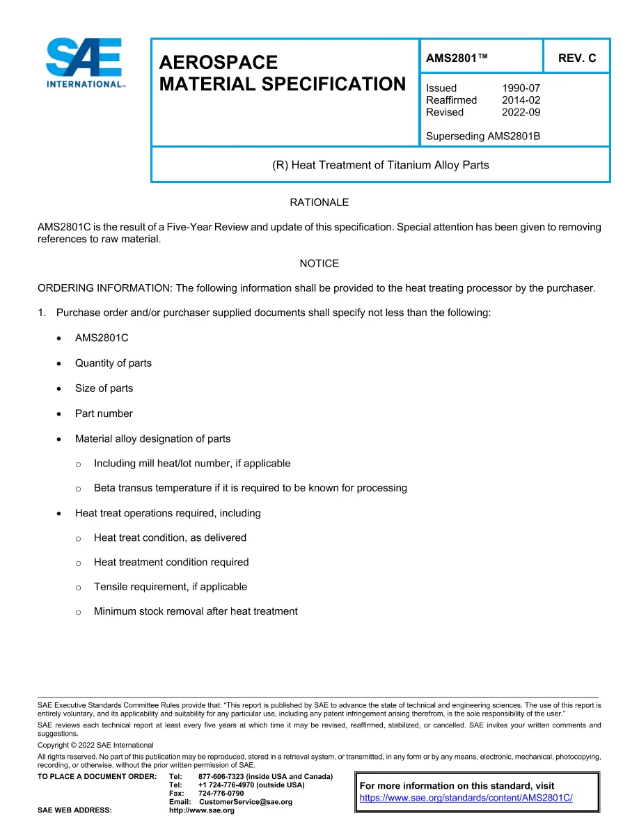 SAE AMS2801C SAE AMS2801C pdf