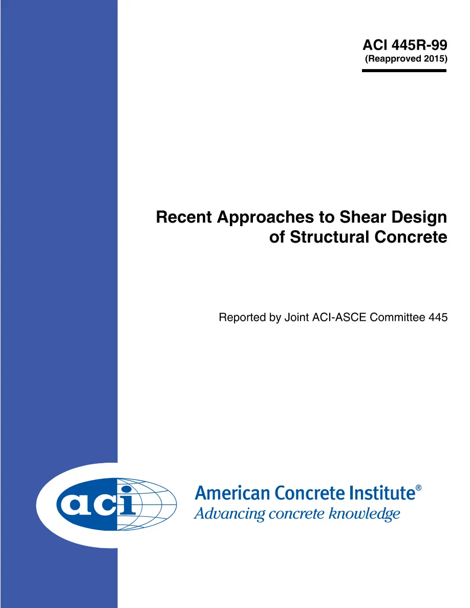 ACI 445R-99 (R2015) ACI 445R-99 (R2015) pdf