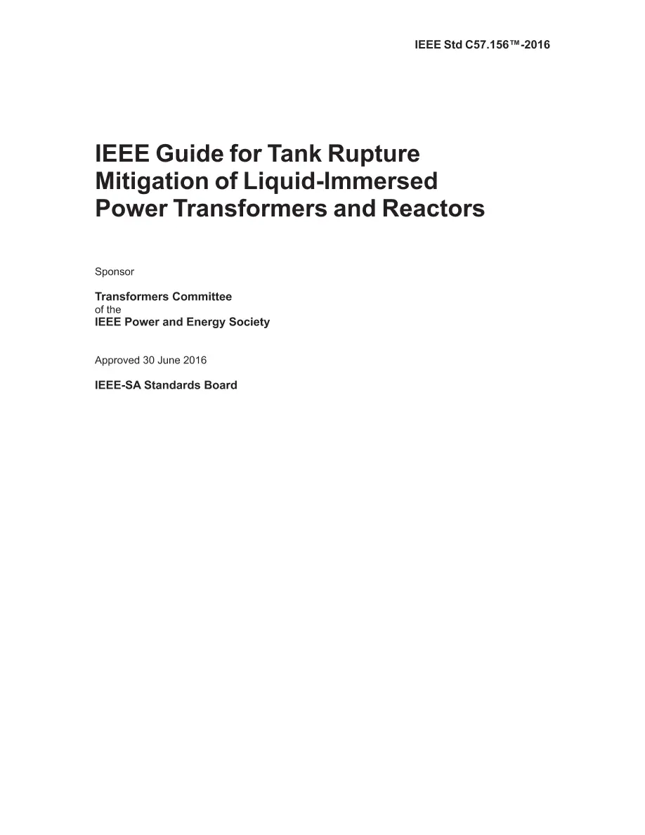 IEEE C57.156-2016 IEEE C57.156-2016 pdf