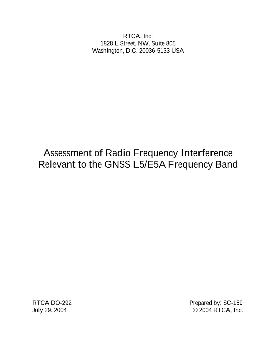 RTCA DO-292 pdf
