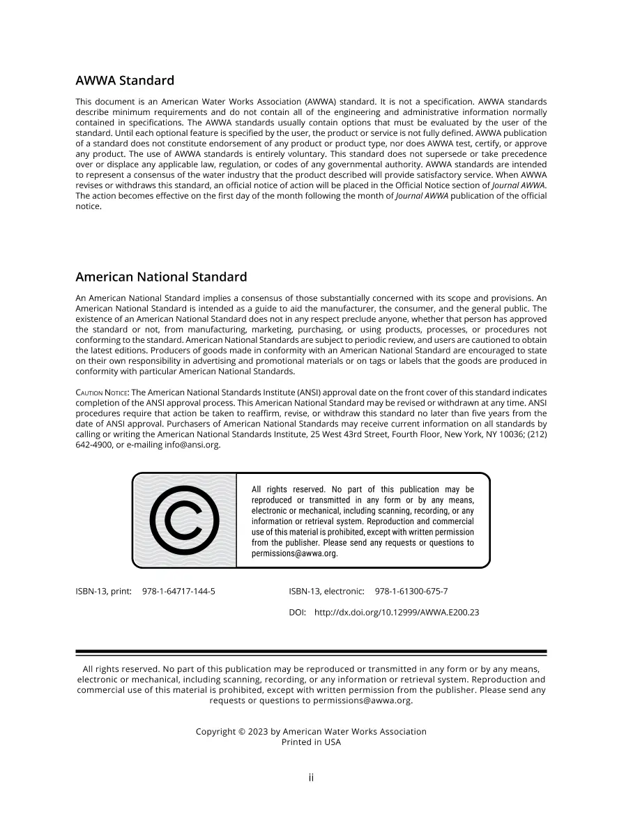 AWWA E200-23 AWWA E200-23 pdf