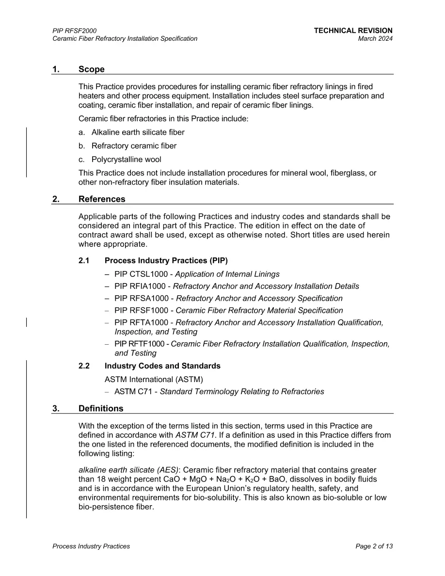 PIP RFSF2000 pdf
