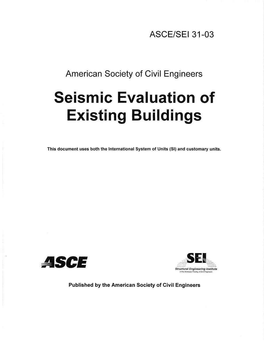 ASCE 31-03 ASCE 31-03 pdf