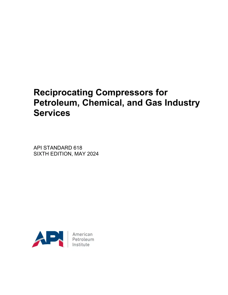 API Std 618 API Std 618 pdf