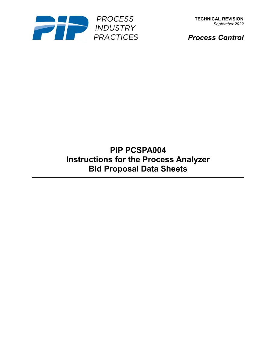 PIP PCSPA004 pdf