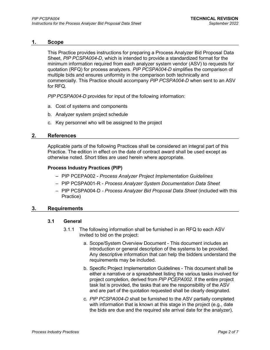 PIP PCSPA004 pdf