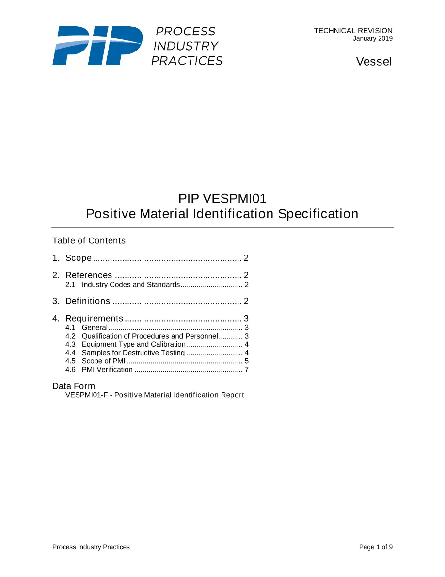 PIP VESPMI01 PIP VESPMI01 pdf