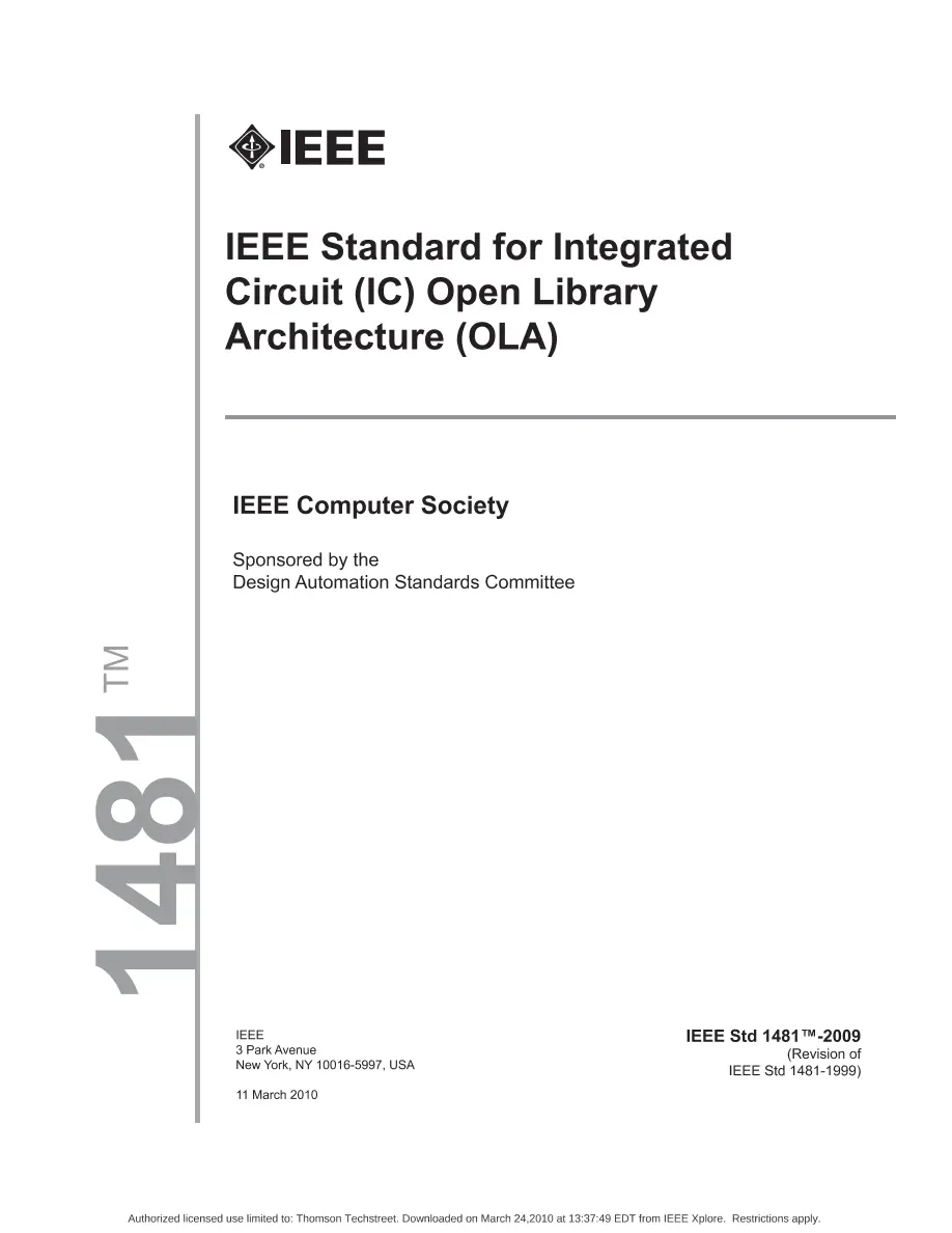 IEEE 1481-2009 IEEE 1481-2009 pdf
