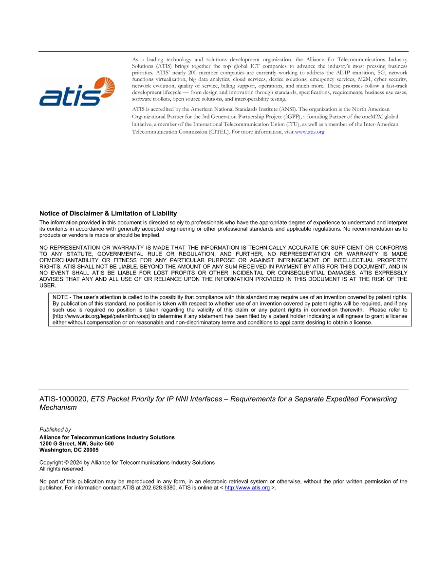 ATIS 1000020 pdf