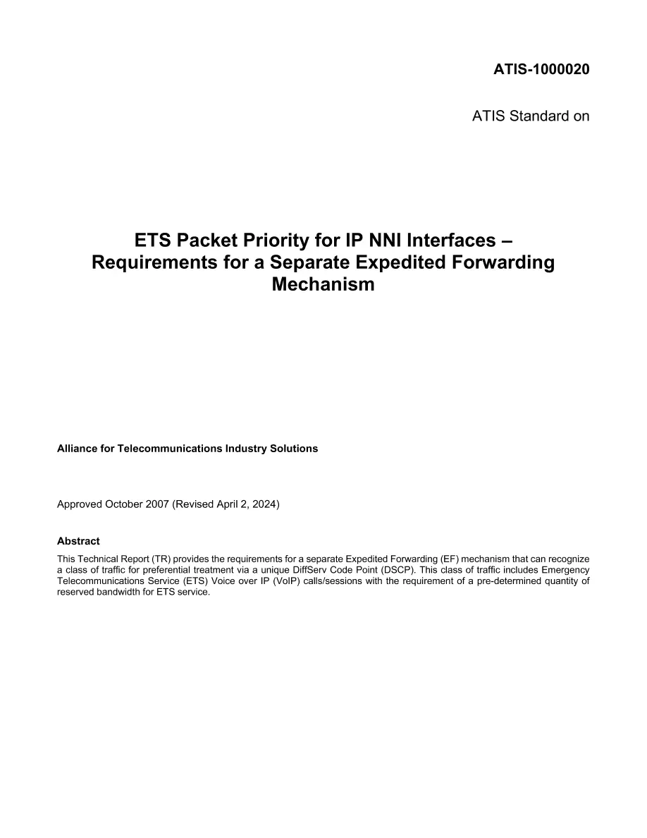ATIS 1000020 pdf