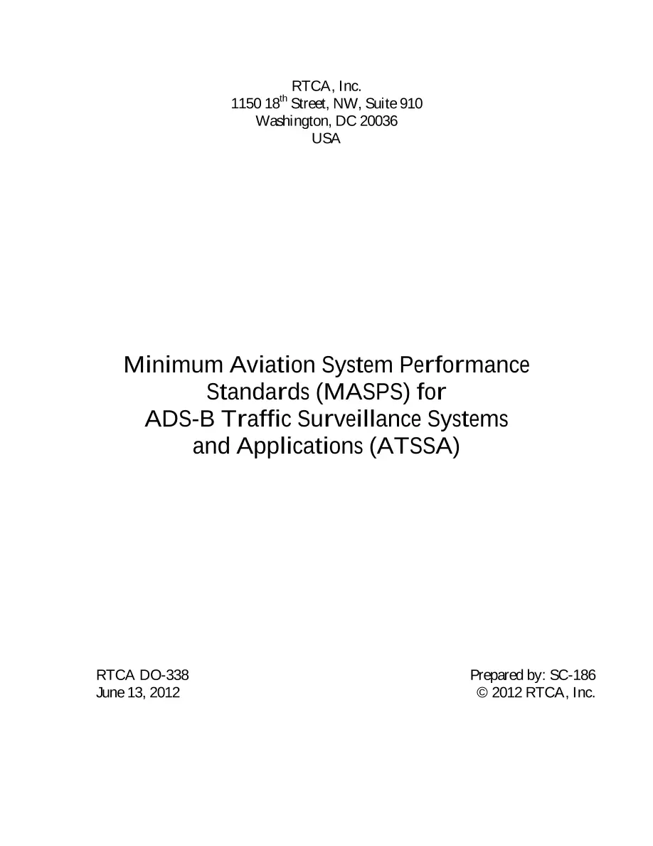 RTCA DO-338 RTCA DO-338 pdf