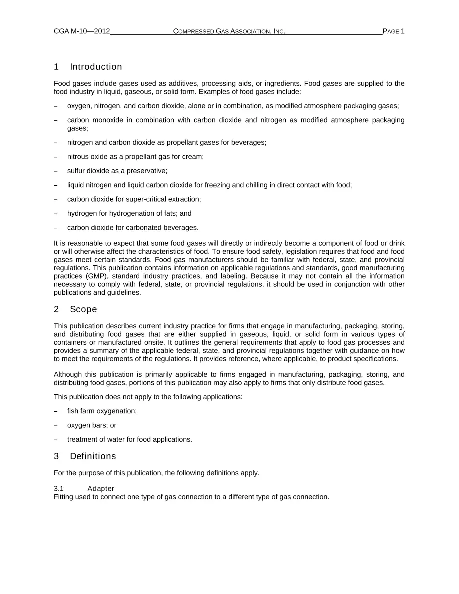 CGA M-10 pdf