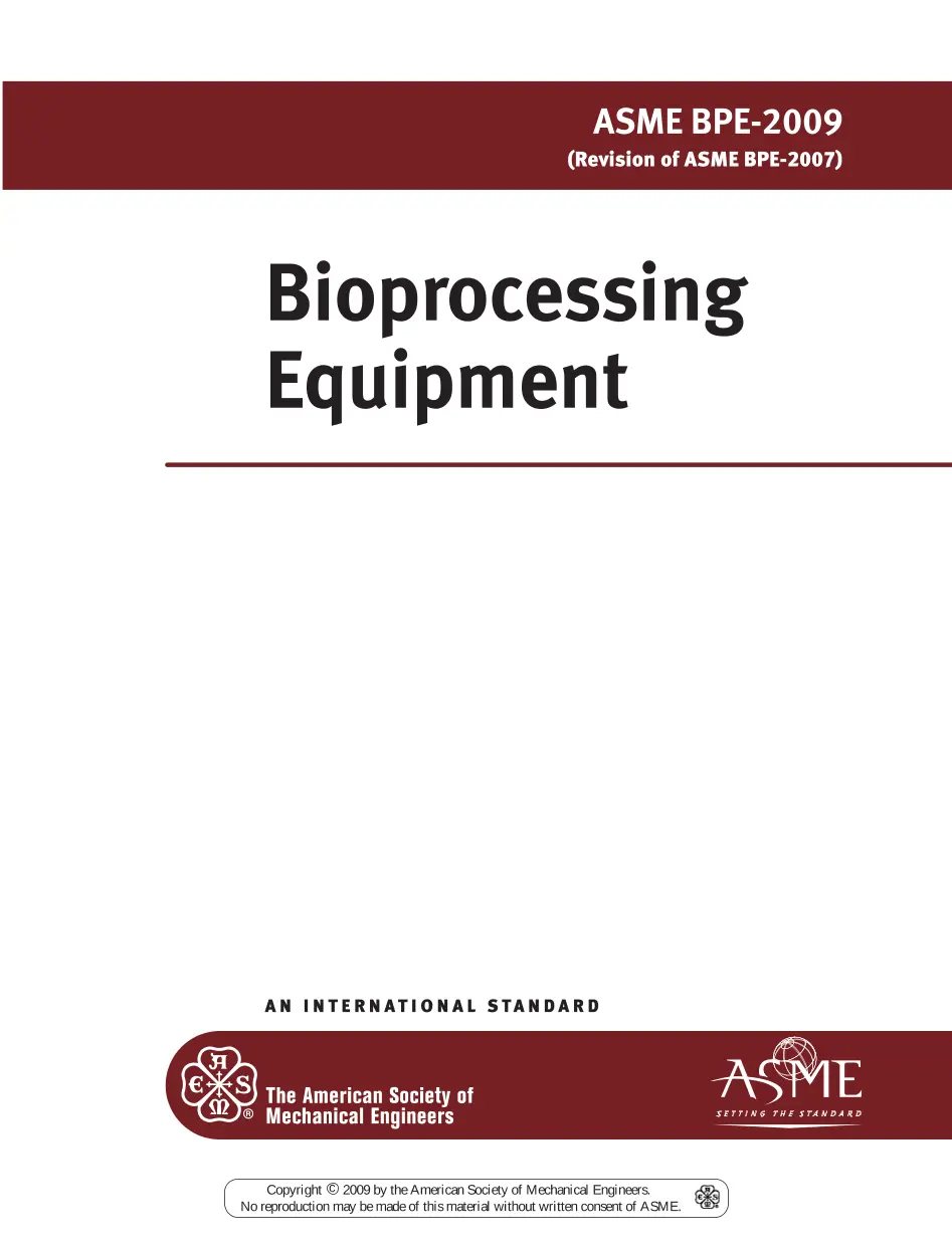 ASME BPE-2009 ASME BPE-2009 pdf