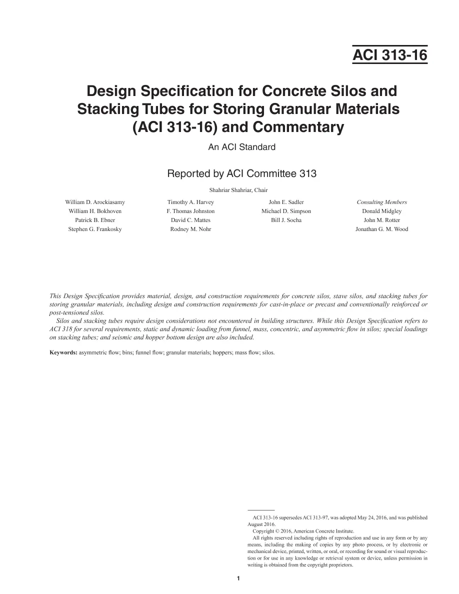 ACI 313-16 ACI 313-16 pdf