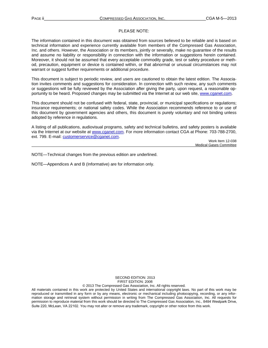 CGA M-5 CGA M-5 pdf