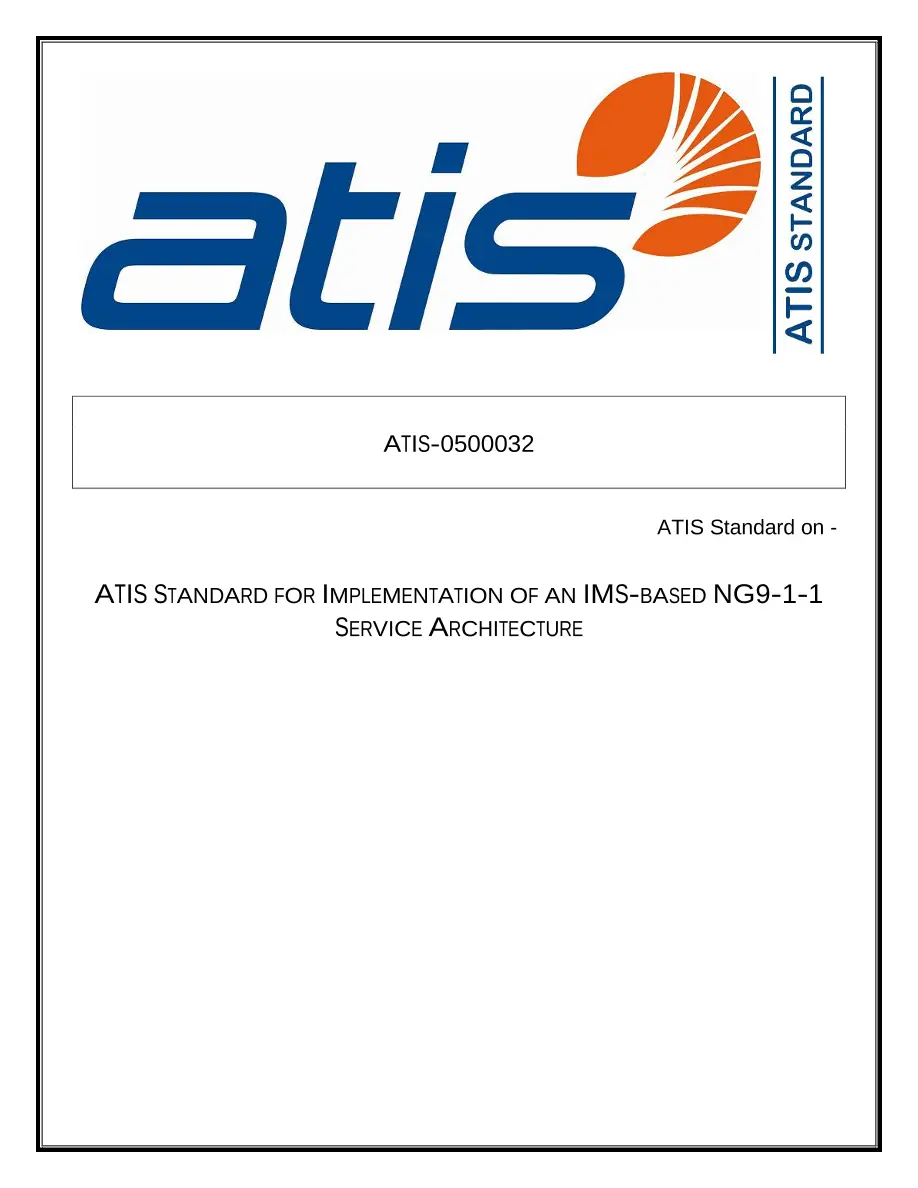 ATIS 0500032 pdf