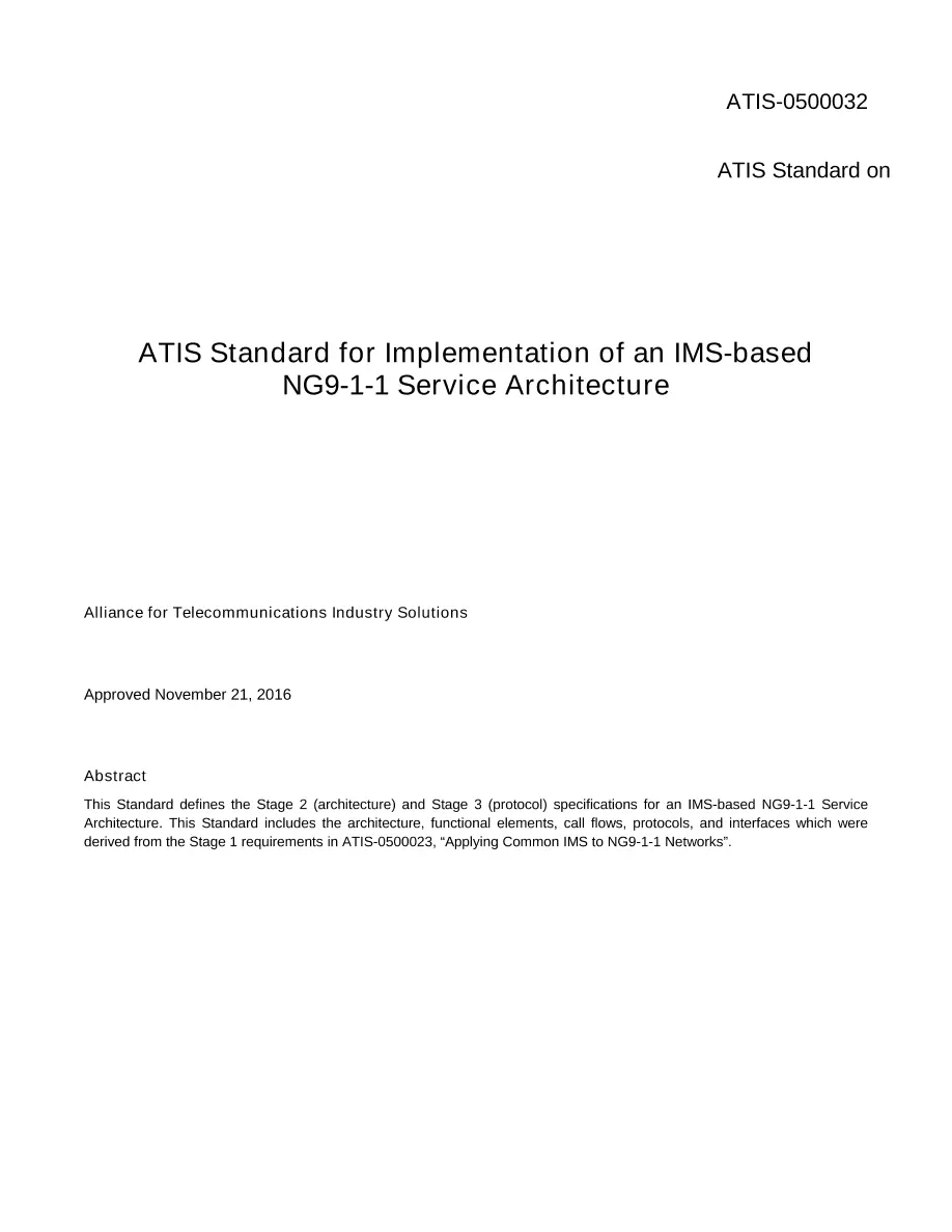 ATIS 0500032 pdf