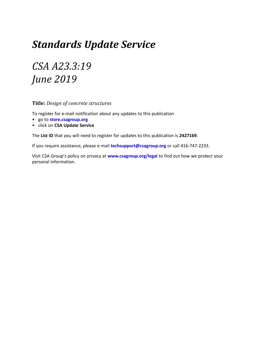 CSA A23.3:19 pdf