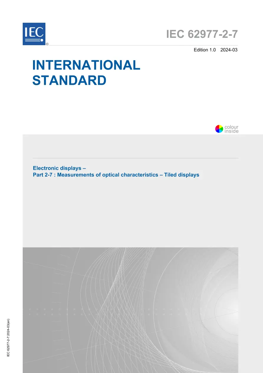 IEC 62977-2-7 Ed. 1.0 en:2024 IEC 62977-2-7 Ed. 1.0 en:2024 pdf
