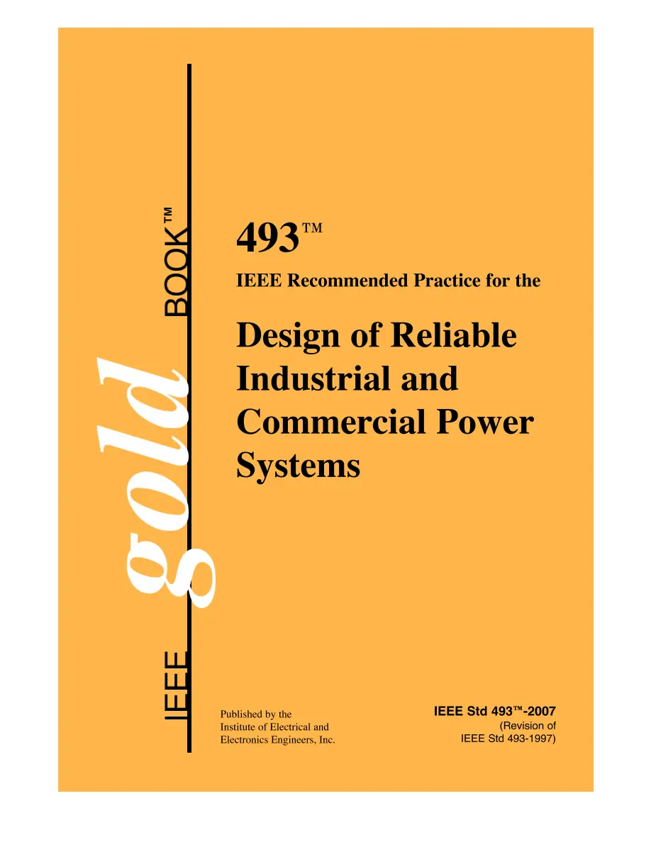IEEE 493-2007 IEEE 493-2007 pdf