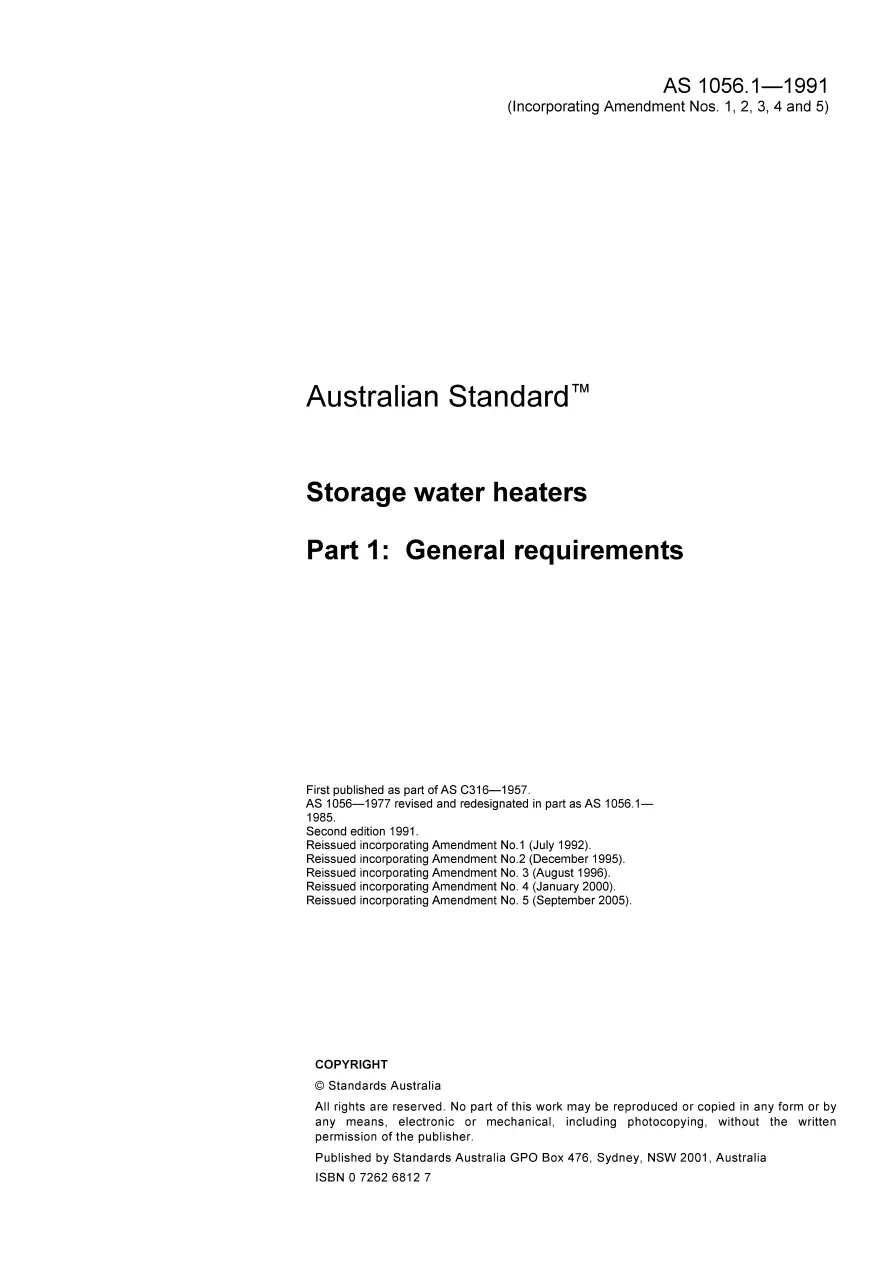 AS 1056.1-1991 AS 1056.1-1991 pdf