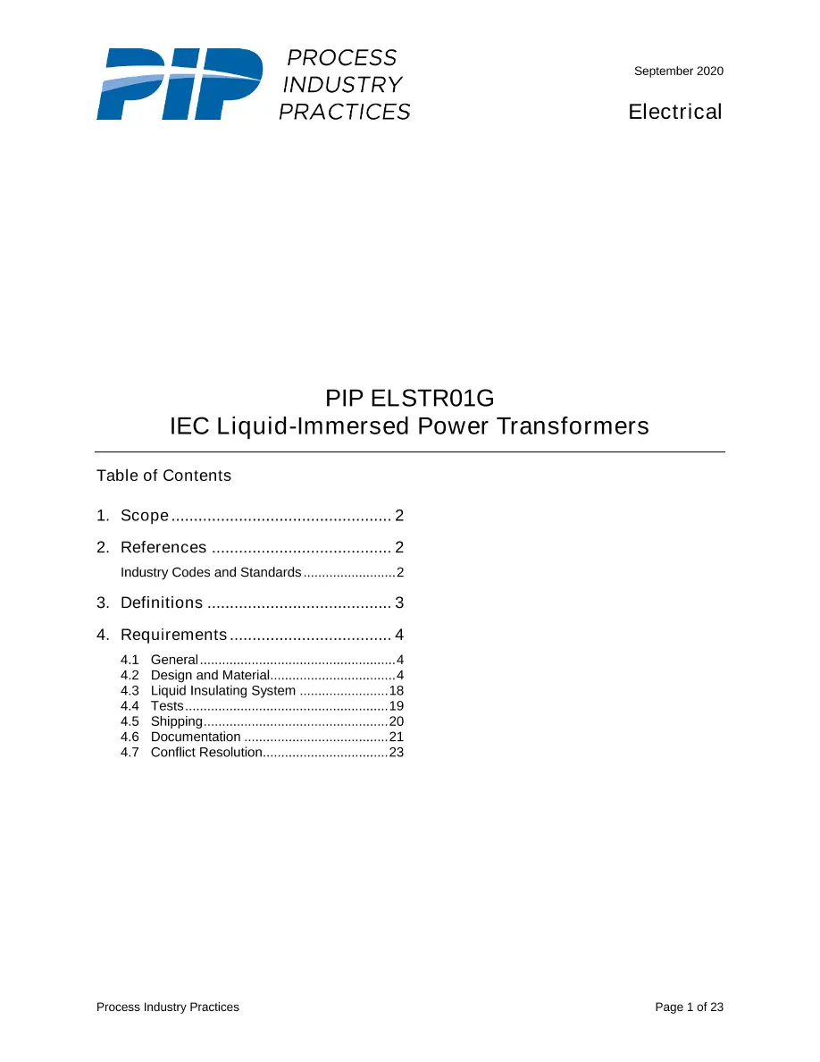 PIP ELSTR01G PIP ELSTR01G pdf