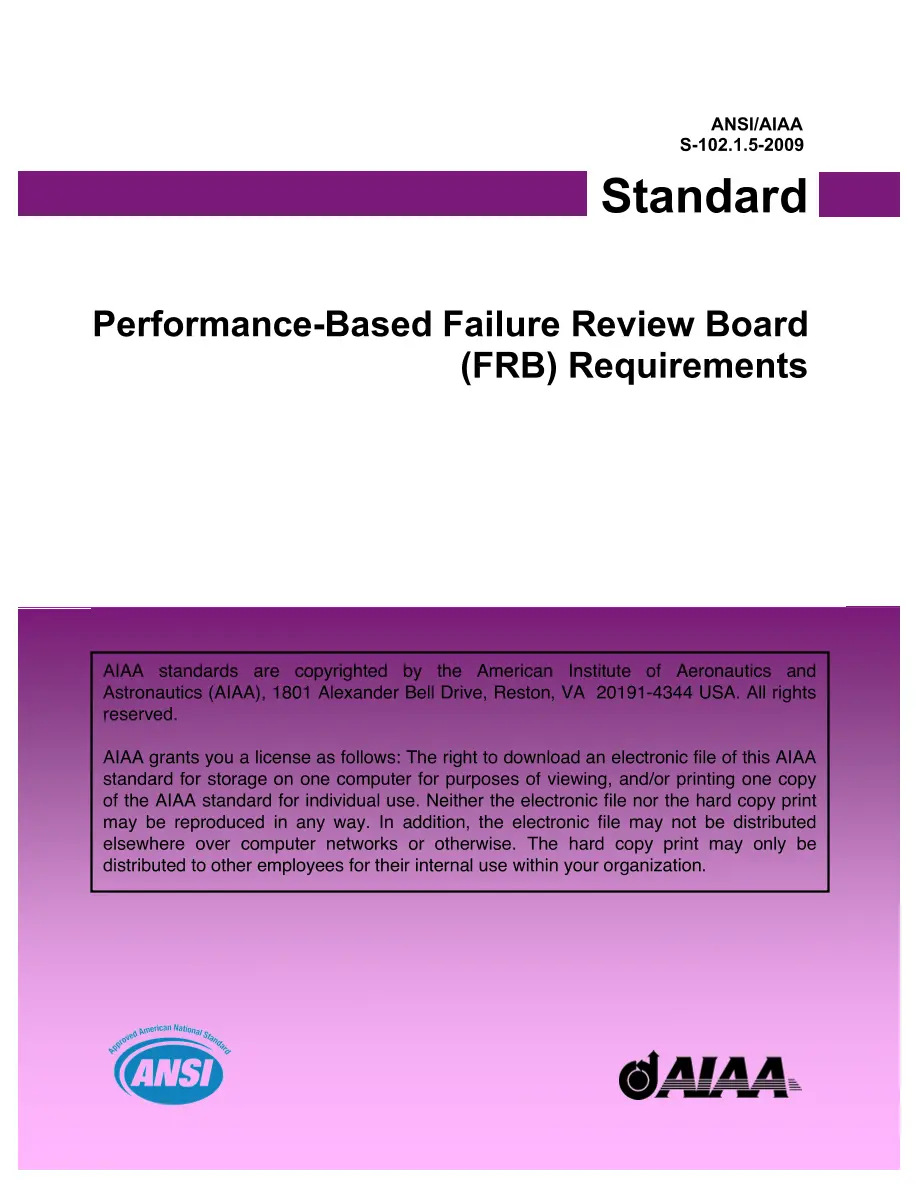 AIAA S-102.1.5-2009 AIAA S-102.1.5-2009 pdf