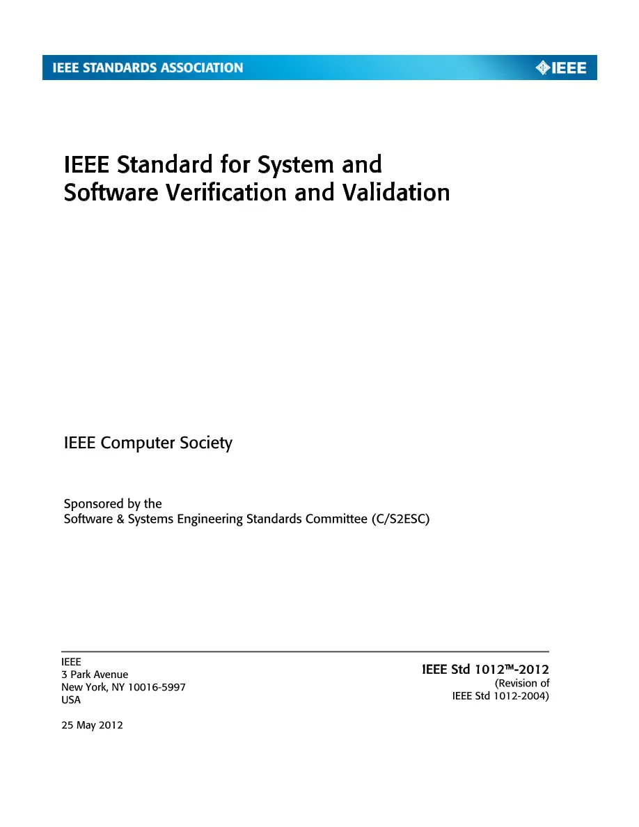 IEEE 1012-2012 IEEE 1012-2012 pdf