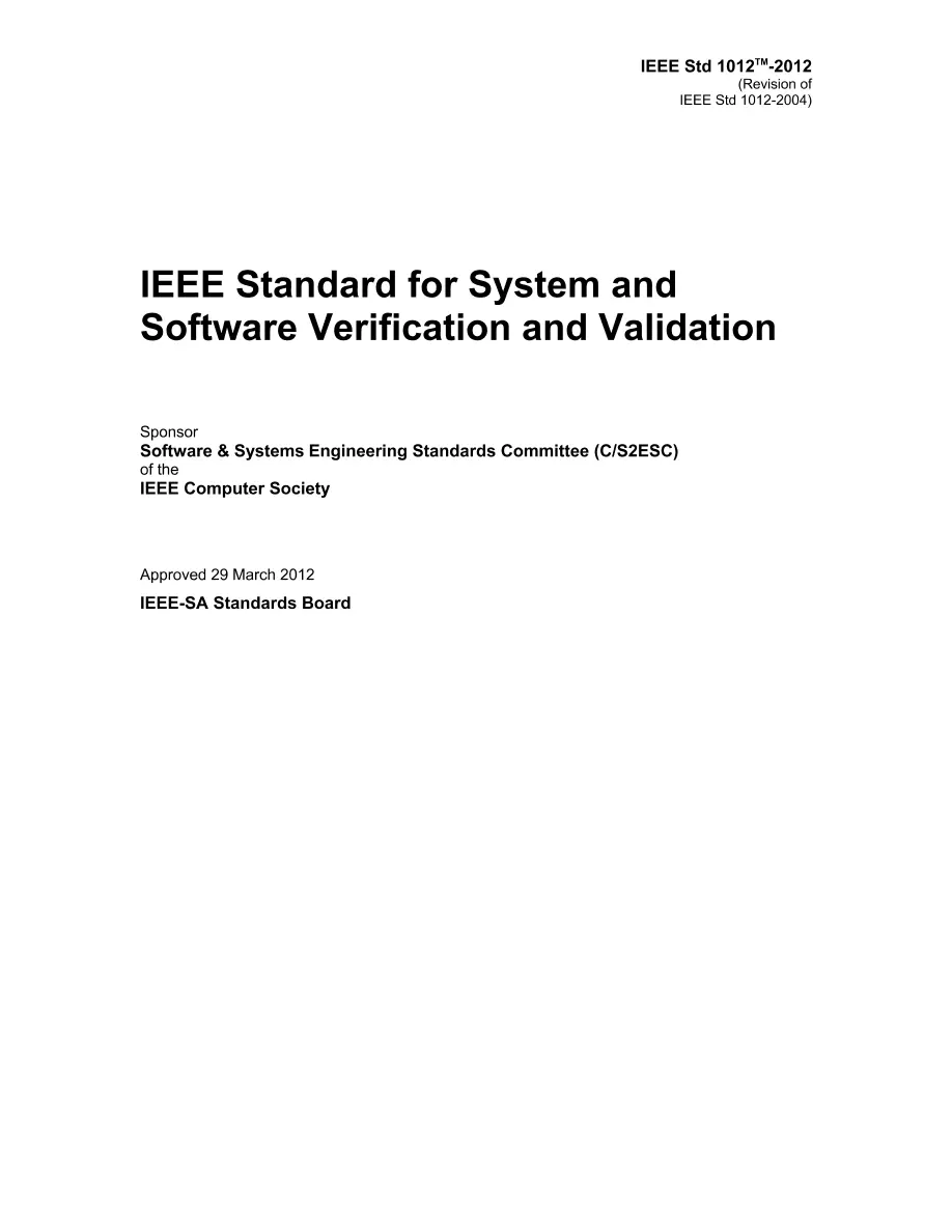 IEEE 1012-2012 IEEE 1012-2012 pdf