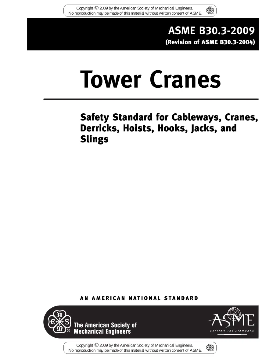 ASME B30.3-2009 ASME B30.3-2009 pdf