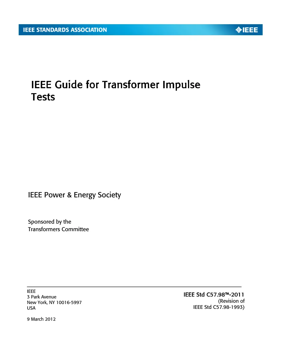 IEEE C57.98-2011 IEEE C57.98-2011 pdf