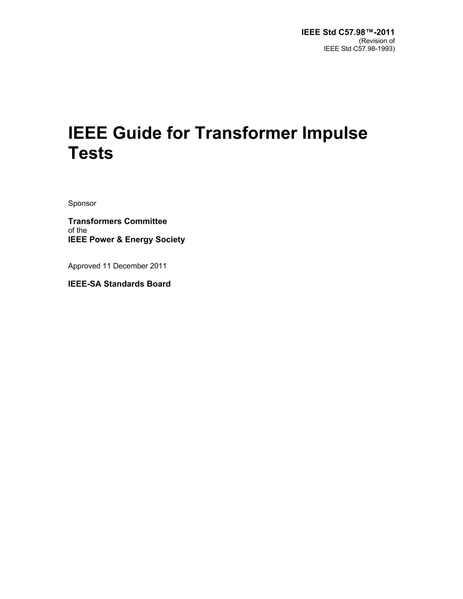 IEEE C57.98-2011 IEEE C57.98-2011 pdf