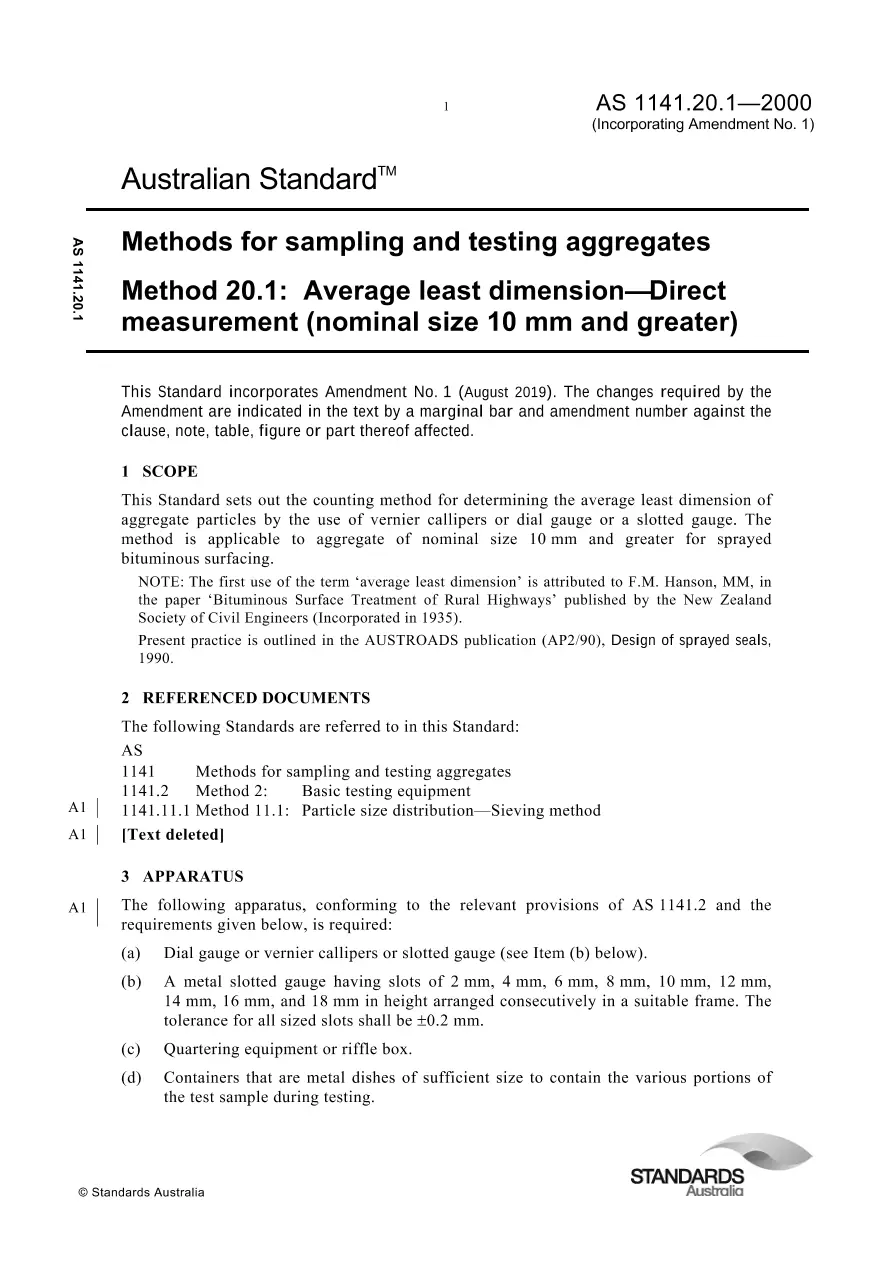 AS 1141.20.1-2000 pdf