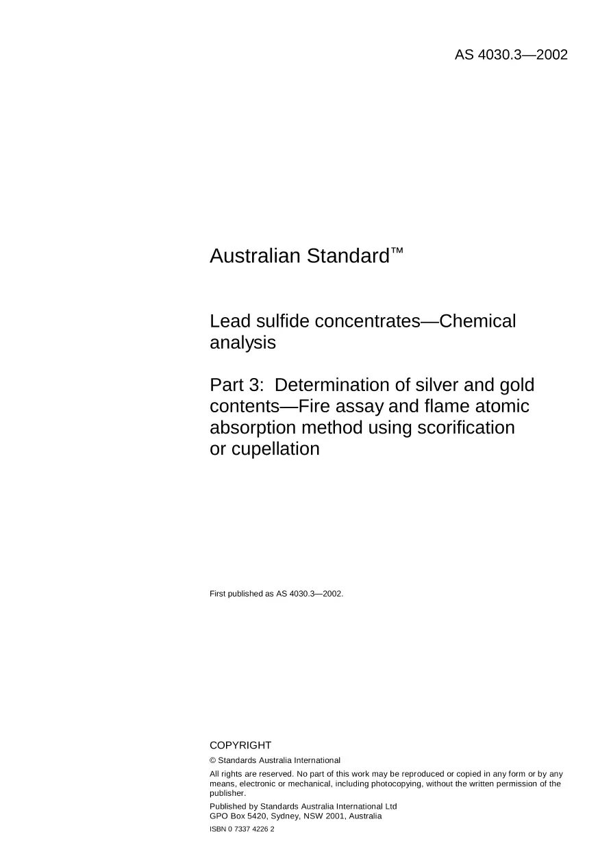 AS 4030.3-2002 pdf