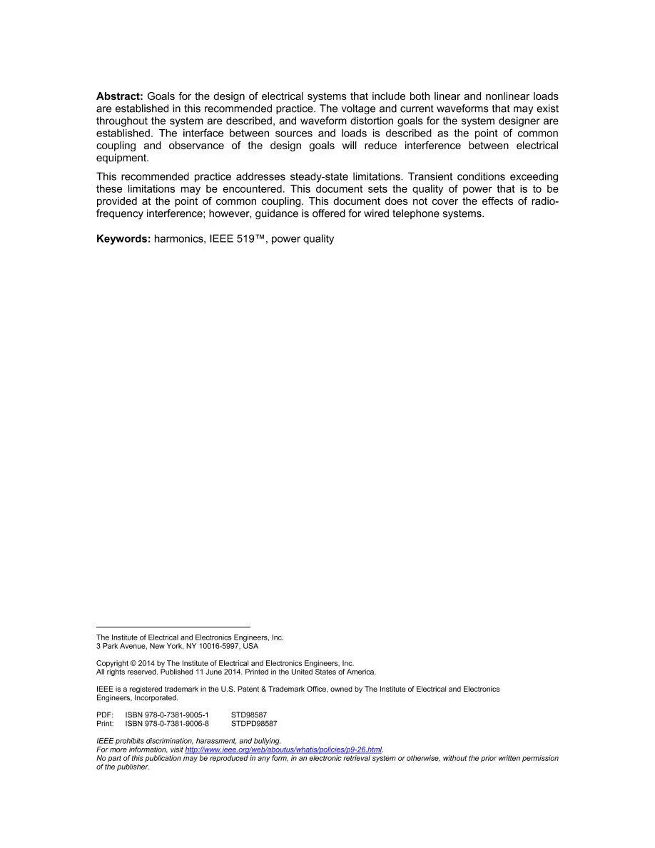 IEEE 519-2014 IEEE 519-2014 pdf