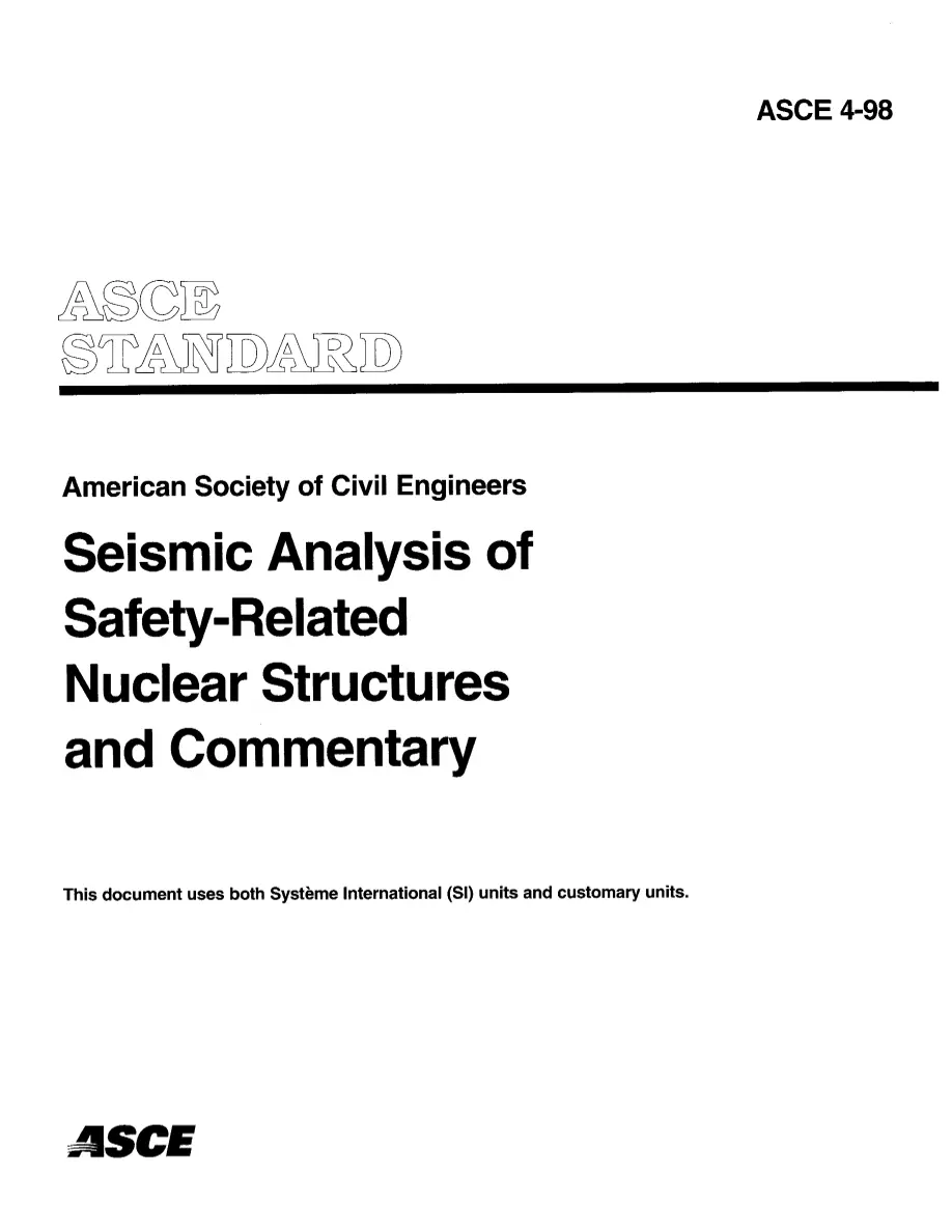 ASCE 4-98 ASCE 4-98 pdf