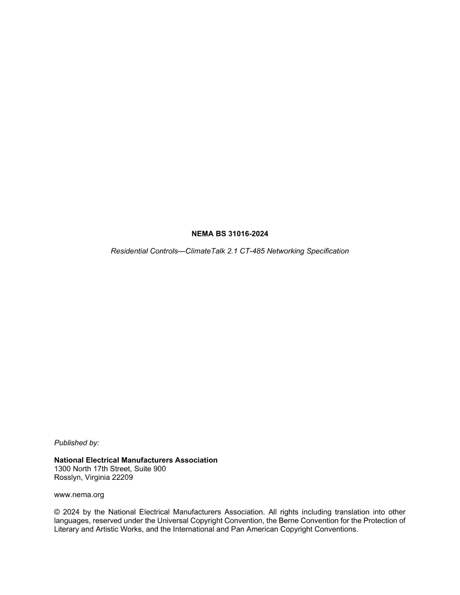 NEMA BS 31016-2024 NEMA BS 31016-2024 pdf