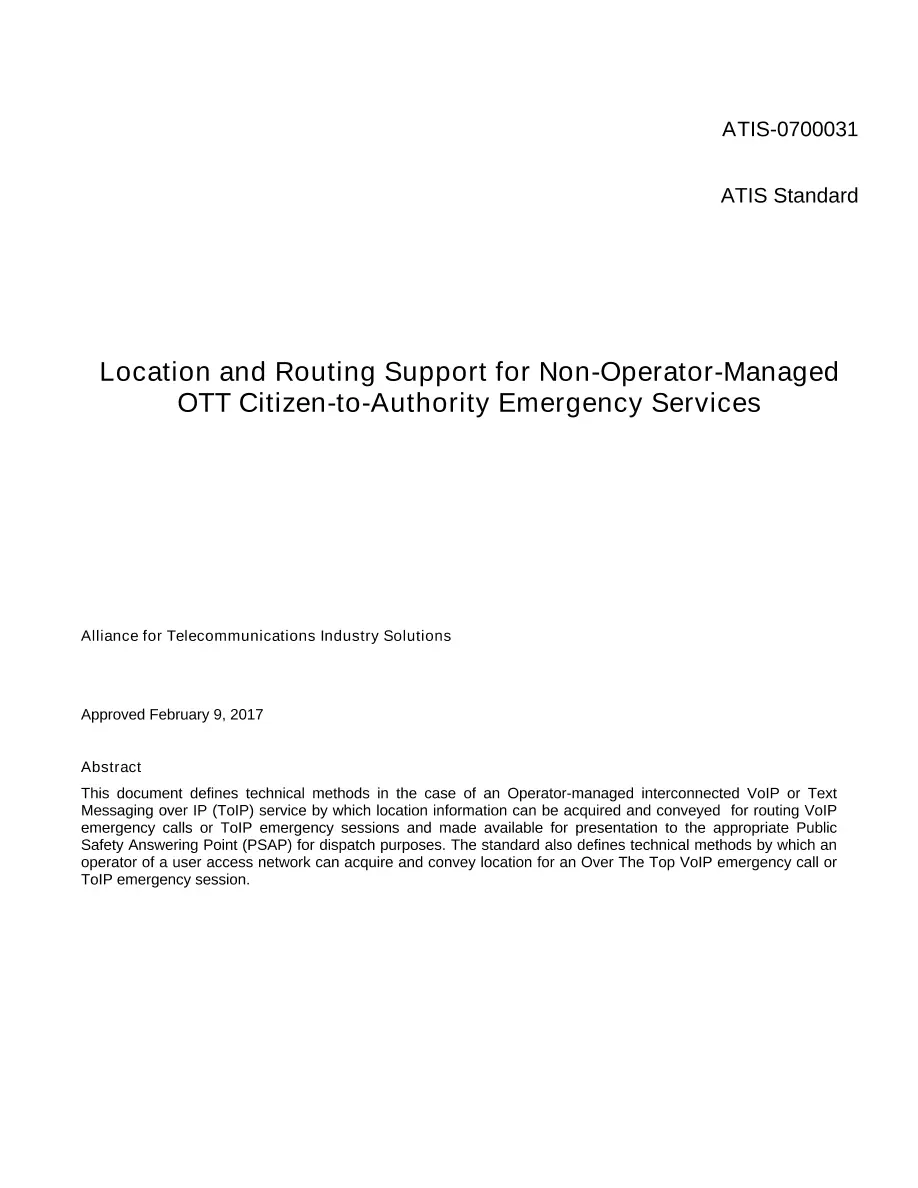 ATIS 0700031 ATIS 0700031 pdf