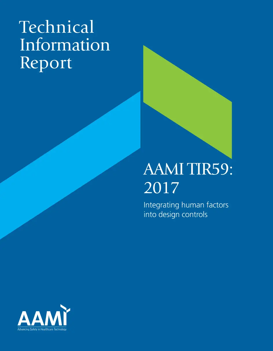 AAMI TIR59:2017 AAMI TIR59:2017 pdf
