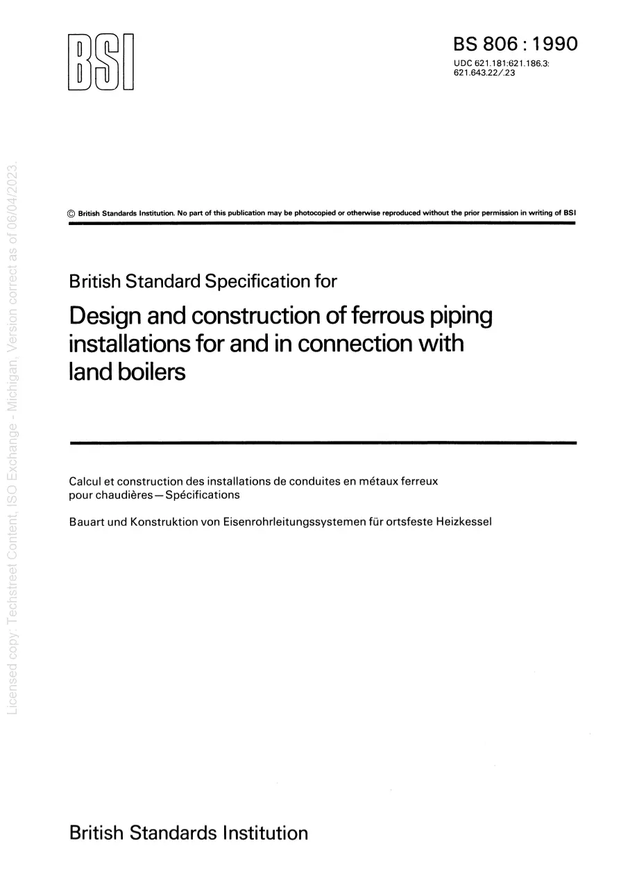 BS 806:1990 BS 806:1990 pdf